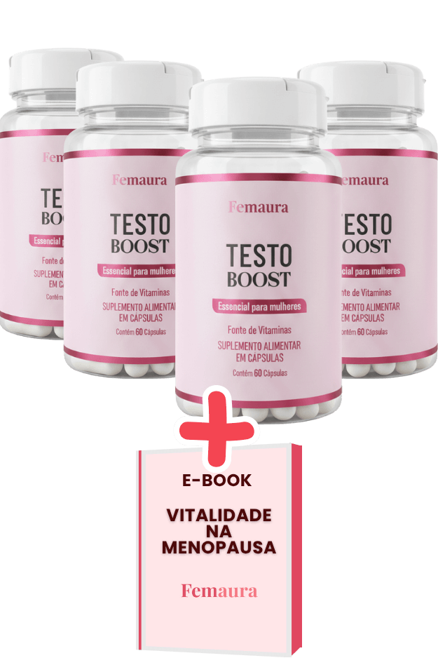 Femaura Testo Boost - 4 Potes