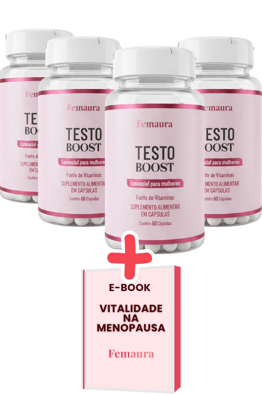 Femaura Testo Boost - 4 Potes